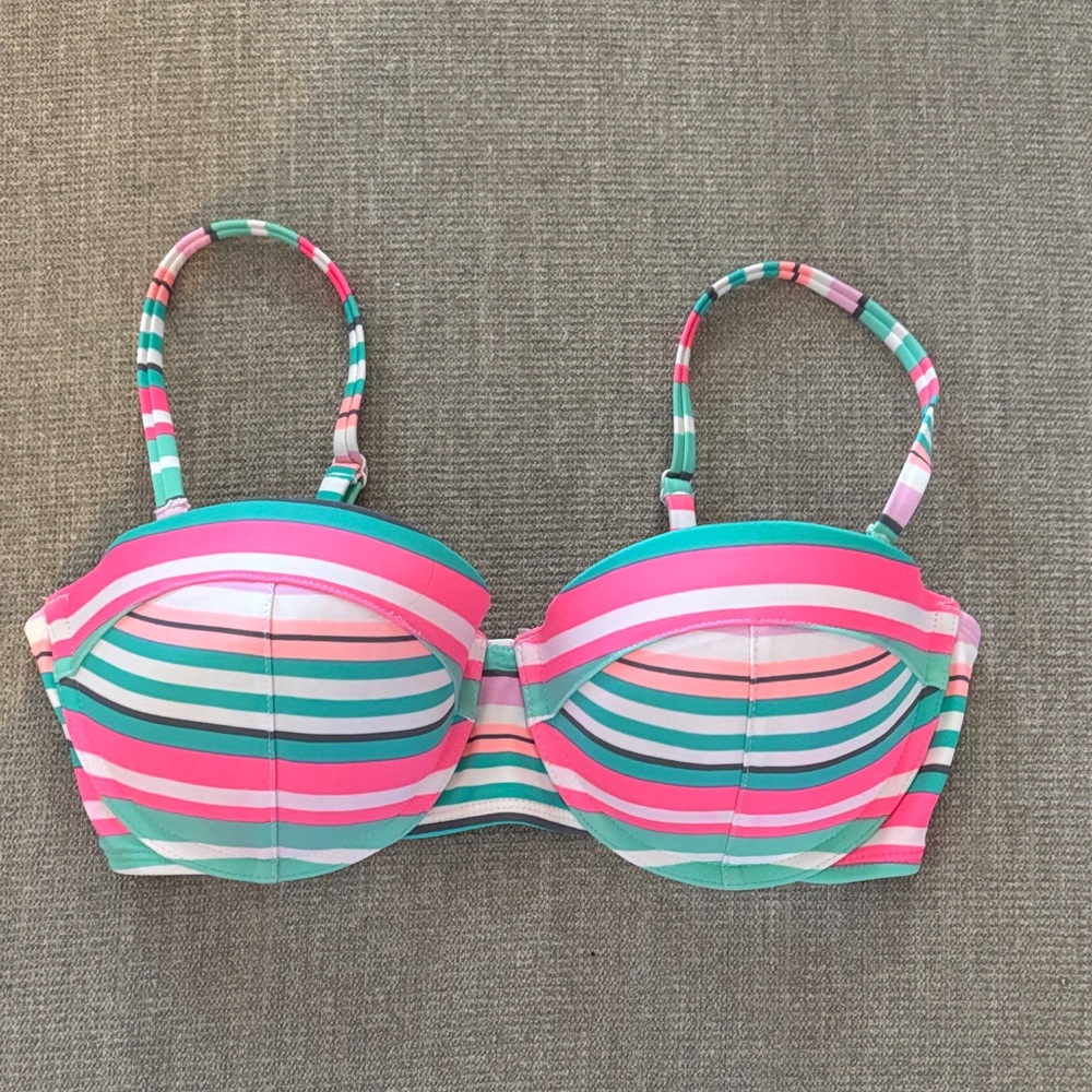 Striped Bikini Top